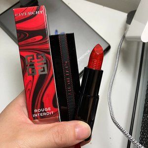 Givenchy Rouge Interdit Satin Lipstick - Marble-25 Rouge Révélateur Brand New